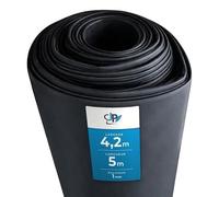 Bâche EPDM 1mm Jardiprotec Noir - Membrane Étanchéité Bassin, Étang, Jardin - 4.2m x 5m (21m²)