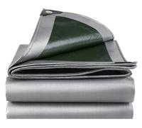 Bâche étanche, robuste, 180 g/m², dimensions 3m x 4m, couleur vert armée, résistante au gel, protection UV, plastique PE