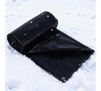 Bache Exterieur Impermeable 140 x 160 cm en PE 160G/M², Lourde et Résistante, Indéchirable, Anti UV, Intempéries Bâche de Remorque, Bâches Industrielle avec Oeillets pour Jardin, Exterieur, Noir