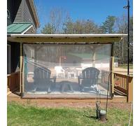 Bache Exterieur Impermeable 80 x 580 cm Imperméable à La Pluie, Isolation Plantes Résistant à La Poussière Bache Transparentes Exterieur pour Serre Pergola Camping, Couleur Transparente