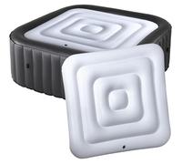Bâche gonflable - 162 cm - Bâche thermique carrée pour jacuzzi - Pour jacuzzi - Pour l'extérieur - 6 personnes