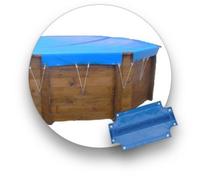 Bâche hiver piscine bois Aquabelle ® Ubbink 400 x 750 cm