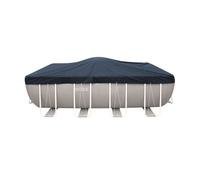INTEX 28080 Bâche de protection Deluxe rectangulaire 460 x 226 cm Couverture de piscine avec débord