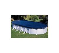Gre Bâche d'hivernage piscine ovale hors-sol Argenté 930 x 560 cm