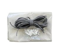 Bâche hivernage Piscine Hors Sol Gré Sunbay Lili 2 Ø 280 cm - Toile PVC 640 g/m² Gris - Couverture Hiver