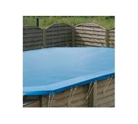 Ubbink – Couverture de sécurité NFP 90-308 400 x 750 cm pour piscine – Bleu