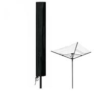 Bâche, housse de protection imperméable pour séchoir parapluie - 180 x 30 x 30 cm - Noir - Linxor