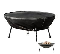 Bâche, housse de protection pour brasero - Imperméable - Diam 85 cm x H 40 cm - Noir - Linxor