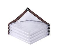 Bâche Imperméable 150 x 1000 cm 80 G M², PVC, Imperméables, Résistant à La Poussière, Protection Contre Le Vent et Indéchirable, Bâche Imperméable Transparente pour Jardin, incolore