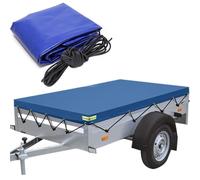Bâche imperméable pour remorque, en PVC durable, dimensions 258 x 136 cm