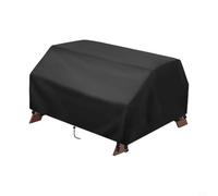 Bâche imperméable pour table de pique-nique - 102 x 102 cm - Coupe-vent | Sangle imperméable et coupe-vent, protège de la pluie et des tempêtes, idéal pour le jardin