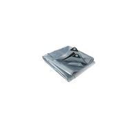 Bâche multifonction noire et grise 4x6m 200 g/m2 Werkapro