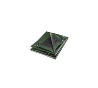 WERKA PRO Bâche multifonctions réversible 240 g/m² noire et verte 4 x 5 m