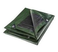 Bâche multifonction noire et verte 240 g/m2 werkapro 4 x 5 m G