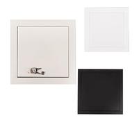 Bâche multifonctionnelle pour cloison sèche, plafond, mur, grenier, accès pour cloison sèche, surface peinte pour mélange sans soudure, noir, 55 x 60 cm