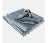 Bâche multifonctions grise et noire 200 g/m2 WERKA PRO 2,4 x 3 m