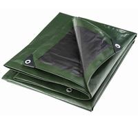 Bâche multifonctions noire et verte 240 g/m2 WERKA PRO