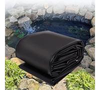 Bâche Noire HeavyDu pour Bassin 5x5m/5x6m/5x7m 5MIL/0,12mm d'épaisseur Film pour Bassin extérieur pour la Protection des carpes koï et de la Faune (12mx15m/39,4ftx49,2ft)