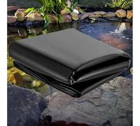 Bâche Noire imperméable et résistante 5 x 8 m pour Bassin à Poissons, ruisseaux, fontaines et Jardins Aquatiques. Idéale pour la Construction de bassins et l'aménagement paysager.