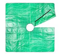 Bâche Paysagère, Toile de Ramassage pour Taille de Haies avec Trou de 30 cm, Toile Imperméable à 4 Œillets d'angle pour Protection des Arbres, Serre, Potager, Pelouse et Ferme