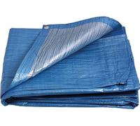 Bâche PE 15x20m 70g/1m2 bleu-argenté
