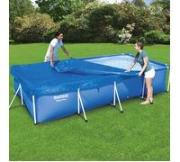 Bâche piscine Flowclear 400x211 cm - Bestway - 400 x 211 cm - trous de drainage - pour piscine hfn54eFR