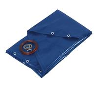 Bâche piscine ronde - RIBILAND - PRBP140R52 - Diamètre 5,20 m - Bleu - Protège des saletés charriées par le vent
