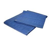 Bâche plastique bleue 80g /m² Bâche de protection 5x8 m