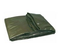 Bâche plastique renforçée verte - 3x4 m TALIAPLAST