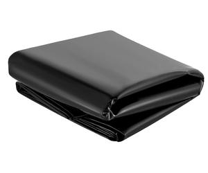 Bâche pour bassin, 4,5 x 6 m, en LLDPE, très épaisse, noire, résistante pour les bassins