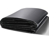 Bâche pour bassin, 9,1 x 10,7 m, épaisseur 45 mil, matériau EPDM souple, facile à découper, pour bassins à poissons ou à carpes koï, jeux d'eau, base de cascade, fontaines, jardins aquatiques, noir.