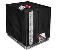 Bâche pour conteneur IBC, bâche pour conteneur IBC de 1 000 litres, bâche pour réservoir d'eau, bâche de protection pour conteneur IBC avec fenêtre de contrôle, bâche de protection pour réservoir d'ea