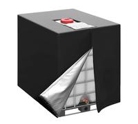 Bache pour Cuve 1000L IBC 120 x 100 x 116 cm Housse de Protection Bâche Recuperateur d Eau de Pluie Protection anti-UV Couvercle de Protection Cuve