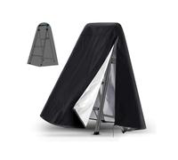 Bâche pour échelle de piscine extérieure imperméable en tissu Oxford noir | Cette housse en tissu Oxford protège votre échelle de piscine extérieure de la pluie et des débris.