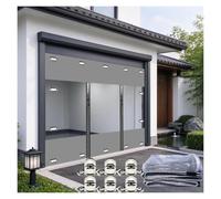 Bache pour Pergola Bâche de Protection Extérieur Avec Fermeture Éclai | Bâche Transparente en Pvc Coin Repas Extérieur, Camping, Garage(1x2.5m/3.28x8.20ft)
