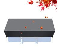 Bâche pour Piscine Rectangulaire en Toile Oxford 210D imperméable et | Couverture Piscine Été pour jardin, arrière-cour, parc, pelouse et patio