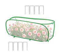 Bâche pour potager surélevé en maille pliable portable 1,2 x 0,6 m | Filet de protection pour plantes contre les petits animaux, fruits, légumes, semis et fleurs sur un parterre surélevé