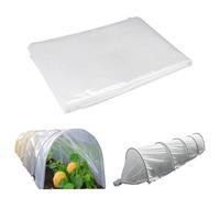 Bache pour Serre 3x2M Bache Plastique Transparente Imperméable | Film Polyéthylène Résistant à la Déchirure, Réutilisable Film de Serre Tunnel pour Couvrir Les Jardin, Légumes und Tomate