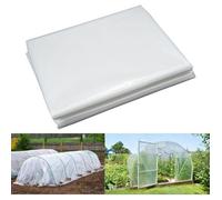 Bache pour Serre ,Bache Plastique Transparente, Bache Serre Tunnel 2m x 6m, Film Polyéthylène de Extra-épais Clair Jardin Label