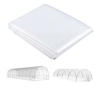 Bâche pour serre - Outsunny - imperméable et résistante aux UV - en polypropylène 150g/m² - 6 x 10 m - transparent