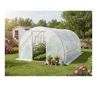 Bâche Pour Serre Tunnel De Jardin "Mimosa" - 12 M² - 180g - Blanc
