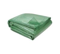 TERRE JARDIN - Bache pour Serre de Jardin, 3 x 2 x 2 m - Bache Serre Tunnel, Polyéthylène Renforcé 140 g/m², Blanche- Bâche Serre, Fenêtres Filet Moustiquaire - 6 m² - Vert