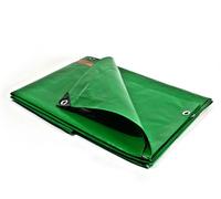 Bâche pro 250 g/m² TECPLAST - vert - 6 x 10 m - BA2506X10