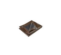 Bâche professionnelle marron 350g/m2 Werkapro 5 x 8 m