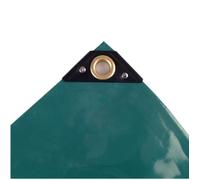 Bâche PVC, bâche de protection, verte, étanche et indéchirable, 650 g/m², 3,5 x 8m (28m²)