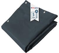 Bâche PVC LP506 anti UV étanche 8x9 m - Gris - TECPLAST - PR1717