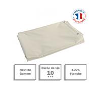 TECPLAST Toile Pergola Ivoire 3,5x4,5 m XP640PR - Garantie 10 Ans - Bâche Pergola ou Tonnelle étanche en PVC - Made in France