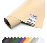 Bâche PVC pour camion 600 g/m² au mètre (beige, 3m x 10m)
