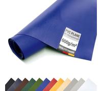 Bâche PVC pour camion 600 g/m² marchandise au mètre Bâche de couverture mate (bleu, 3,2m x 8m)