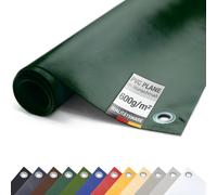 Bâche PVC pour camion 600g/m² avec oeillets Bâche de protection mate (vert, 3,2m x 5m)